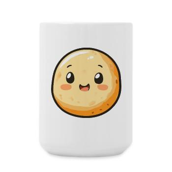 Happy Potato Cartoon - Adorable and Fun Design - Large Mug 440 ml - white - Front
