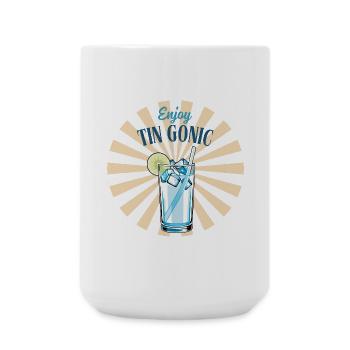 Enjoy Tin Gonic - Large Mug 440 ml - white - Front