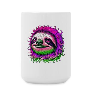Sloth - Large Mug 440 ml - white - Front