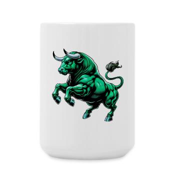 Bull - Large Mug 440 ml - white - Front
