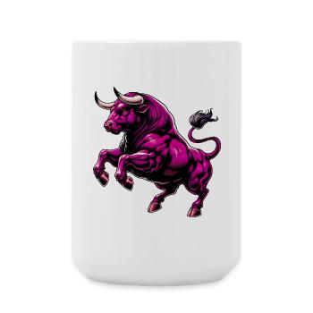 Bull - Large Mug 440 ml - white - Front