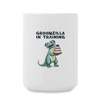 Groomzilla in Training - Large Mug 440 ml - white - Front