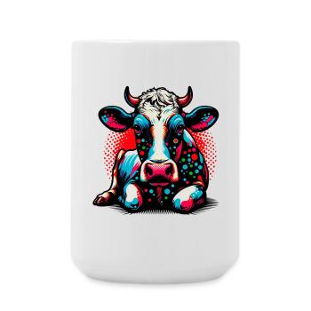 Vache - Grande tasse 440 ml - blanc - Devant