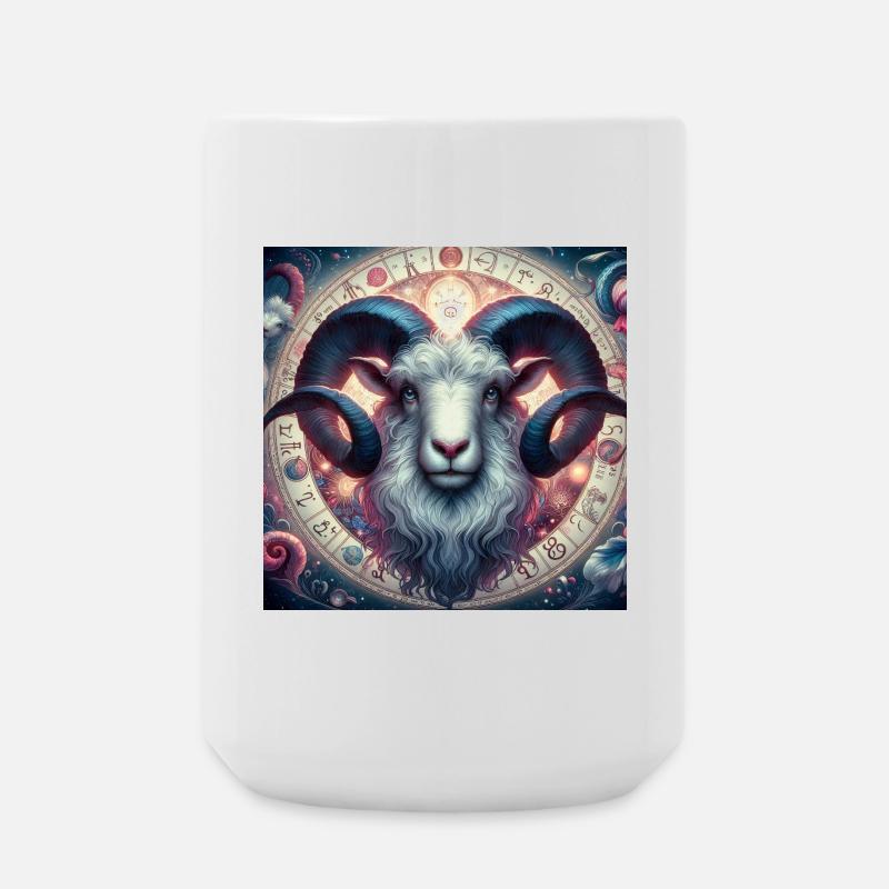 ARIES \ Zodiac - Large Mug 440 ml - white