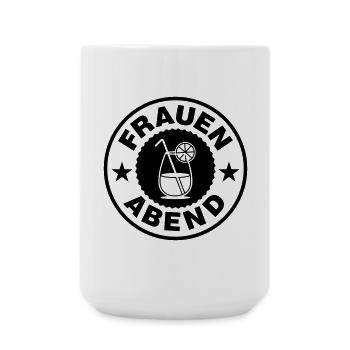 Frauen Abend Cocktail - Große Tasse 440 ml - Weiß - Vorne