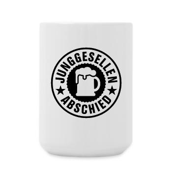 Bachelor Party Beer - Large Mug 440 ml - white - Front
