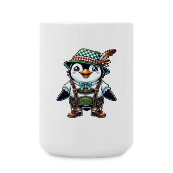 Bavarian Penguin - Large Mug 440 ml - white - Front