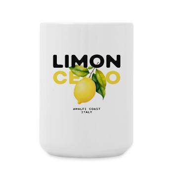 Limoncello Citrons Amalfi Italie Été - Grande tasse 440 ml - blanc - Devant