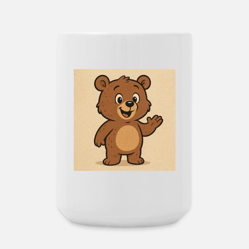 Cute Bear - Large Mug 440 ml - white