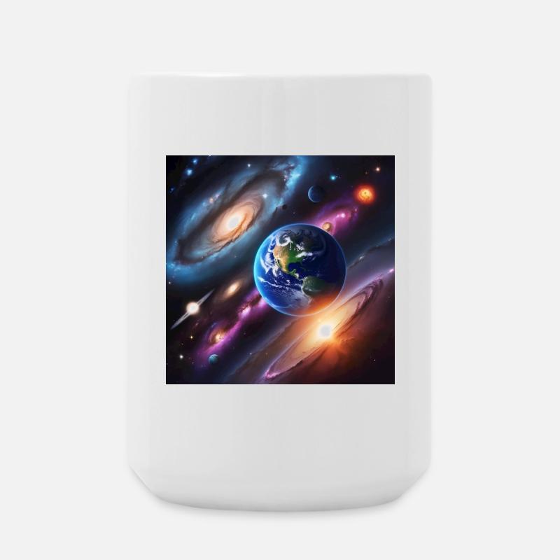 Système solaire / Solar System - Grande tasse 440 ml - blanc