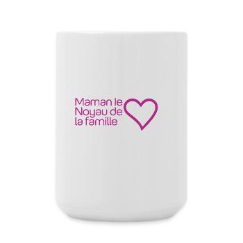 Mommy Heart Family - Large Mug 440 ml - white - Front