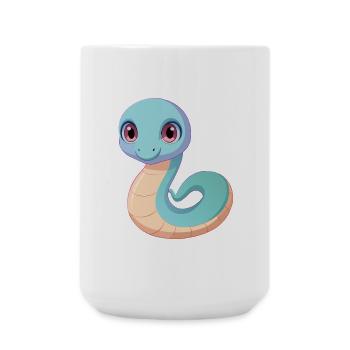 Baby Snake - Large Mug 440 ml - white - Front