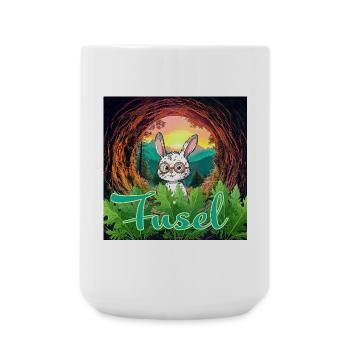 Fusel aus Zwei außergewöhnliche Freunde - Große Tasse 440 ml - Weiß - Vorne