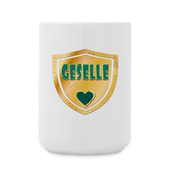 BERUFE IM HANDWERK - ABSCHLUSS GESELLE - Große Tasse 440 ml - Weiß - Vorne