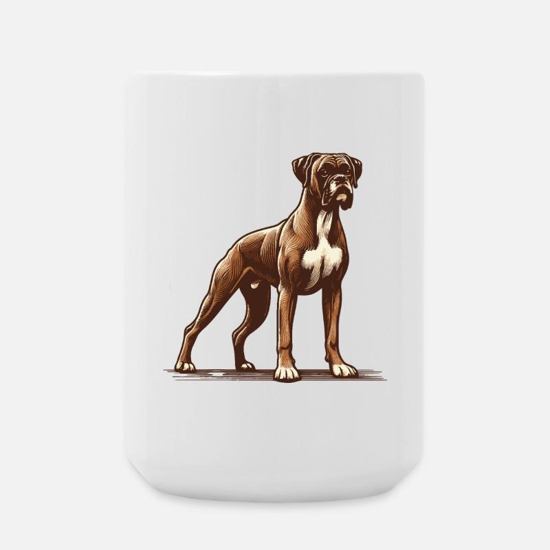 Boxer - Large Mug 440 ml - white