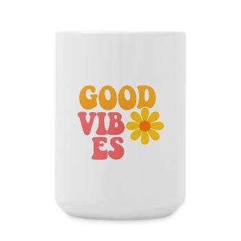 Sommer Vibes - Große Tasse 440 ml - Weiß - Vorne