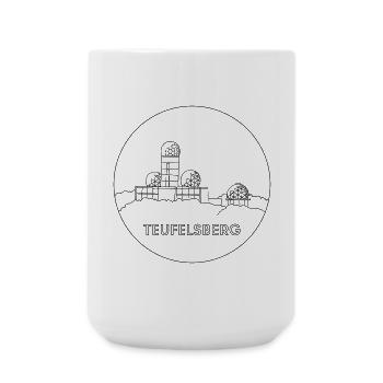 Teufelsberg Berlin - Large Mug 440 ml - white - Front