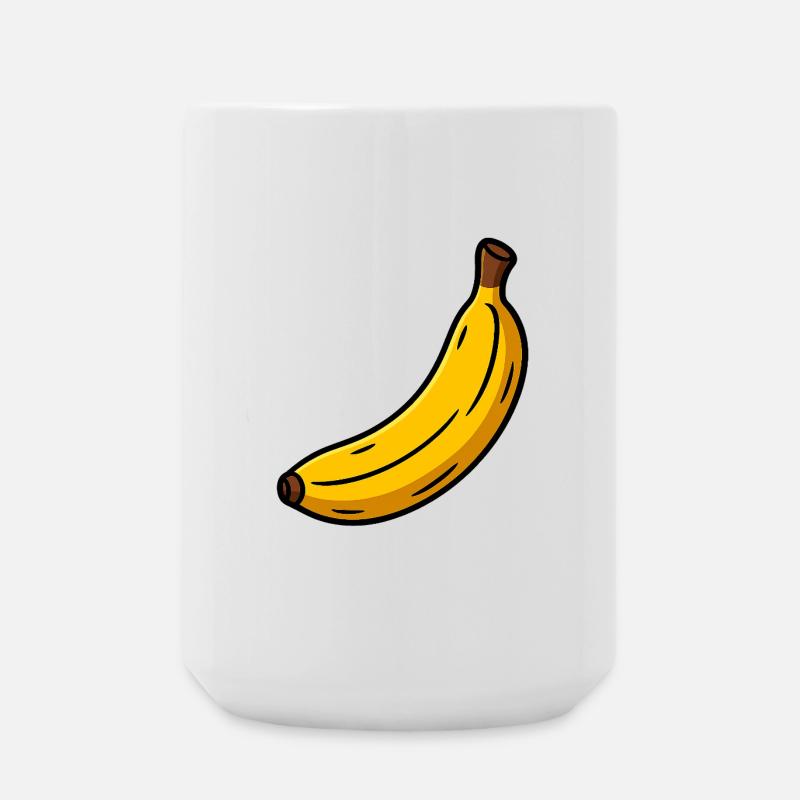 Banana Classic - Große Tasse 440 ml - Weiß