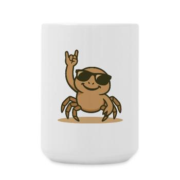 Vibrations de la roche crapuleuse - Grande tasse 440 ml - blanc - Devant