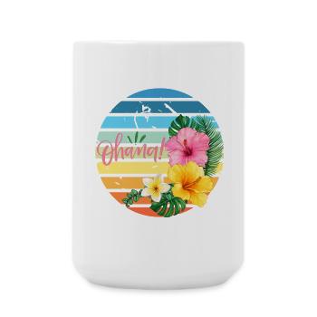 Ohana - Große Tasse 440 ml - Weiß - Vorne