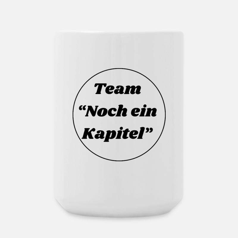 Équipe « Un chapitre de plus » - Grande tasse 440 ml - blanc