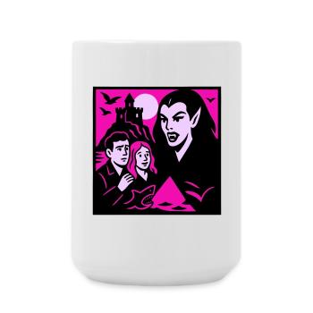 Comtesse vampire - Grande tasse 440 ml - blanc - Devant