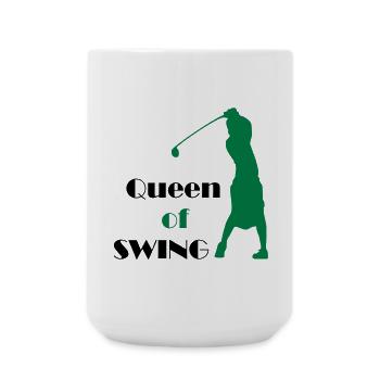 golf - Large Mug 440 ml - white - Front