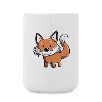 Süßer Fuchs - Füchse - Rotfuchs - Raubtier - Wild - Große Tasse 440 ml - Weiß - Vorne