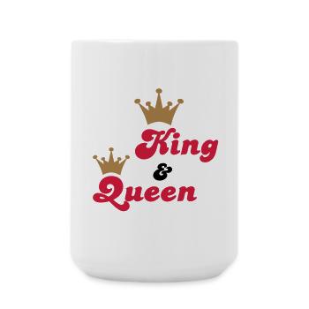 wedding - Large Mug 440 ml - white - Front