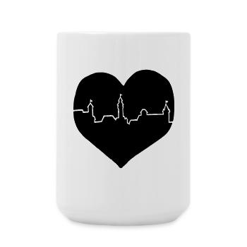 i love Nürnberg - Große Tasse 440 ml - Weiß - Vorne