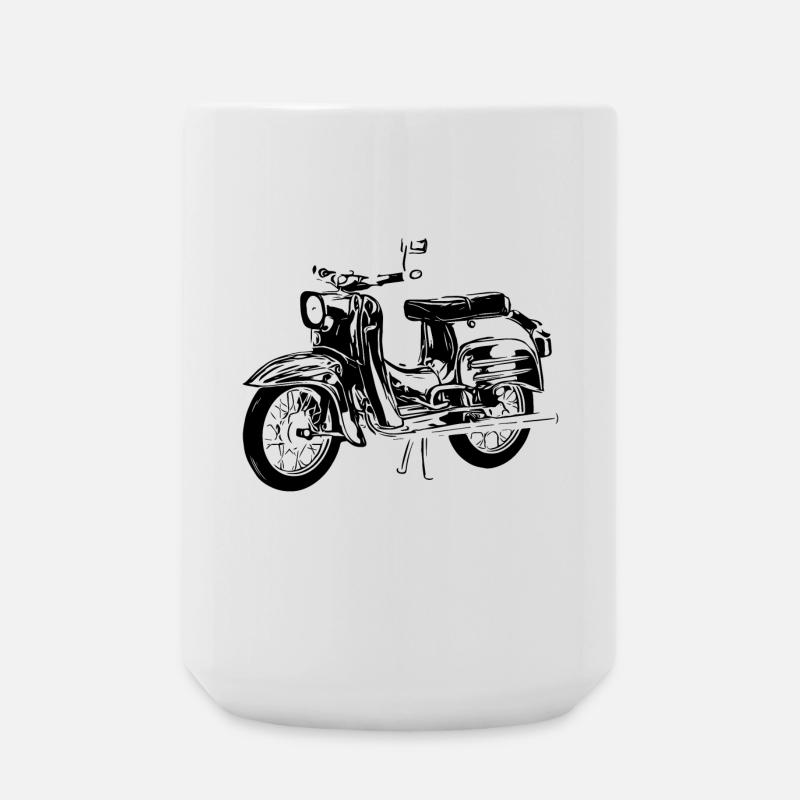 Simson Schwalbe - Große Tasse 440 ml - Weiß
