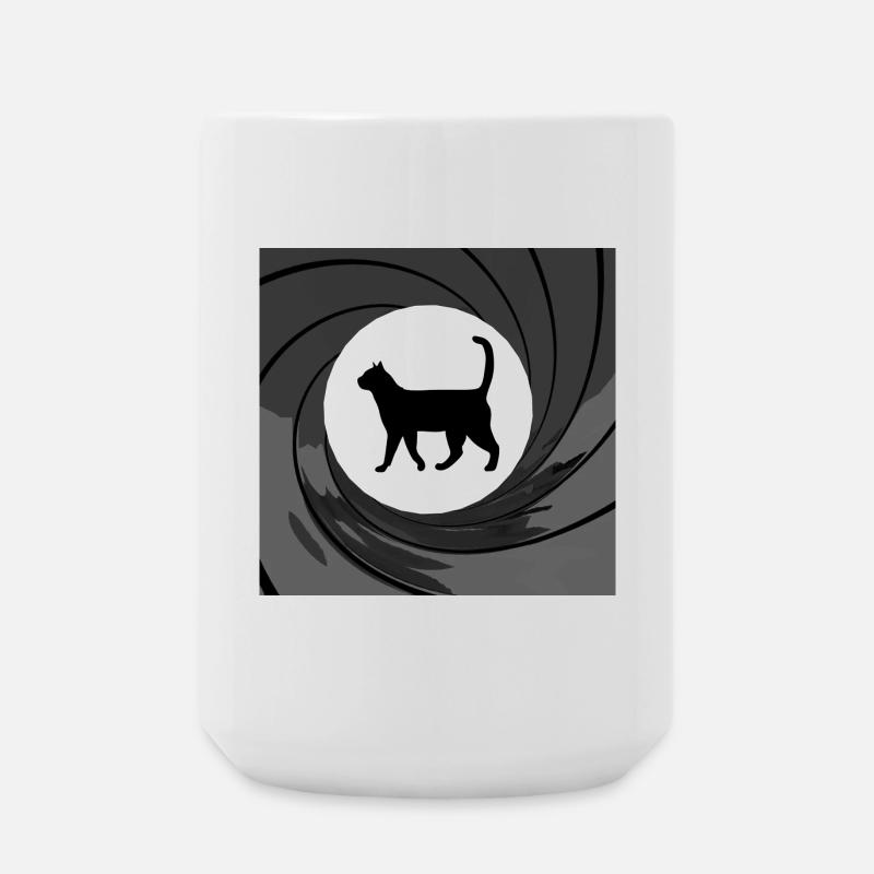 Bond Cat - Große Tasse 440 ml - Weiß