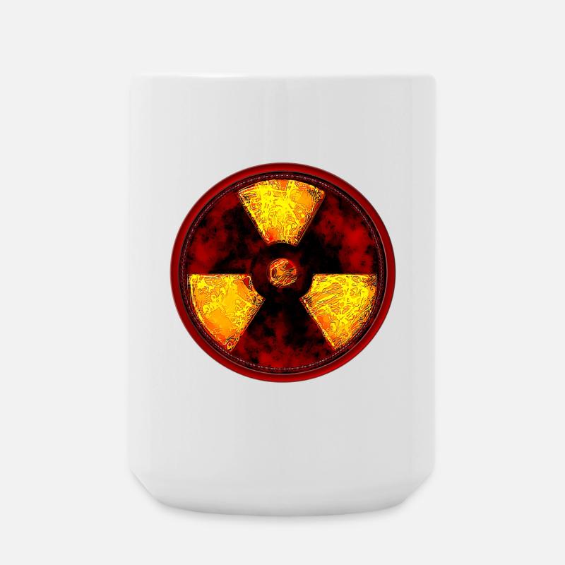 Radioactive - Large Mug 440 ml - white