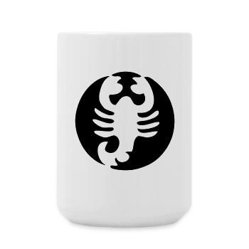 Constellation Scorpio, Horoscope - Large Mug 440 ml - white - Front