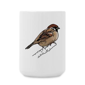 Moineau - Moineau - Grande tasse 440 ml - blanc - Devant