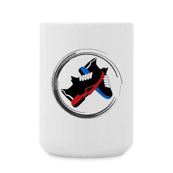 Shoes - Large Mug 440 ml - white - Front
