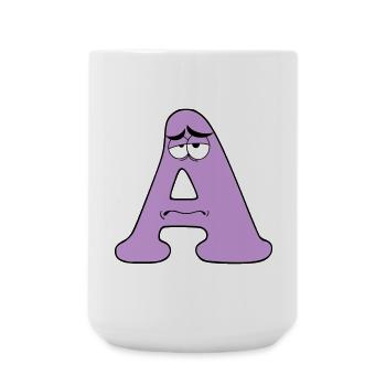 A - Große Tasse 440 ml - Weiß - Vorne