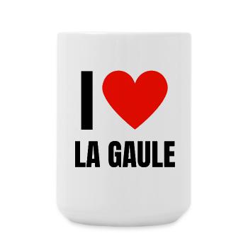 j'aime la France, je suis Français - Grande tasse 440 ml - blanc - Devant