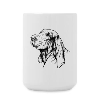 Bracco Italiano Portrait - Large Mug 440 ml - white - Front