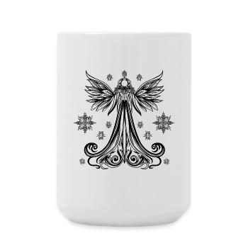 Angel Christmas Christmas Angel - Large Mug 440 ml - white - Front