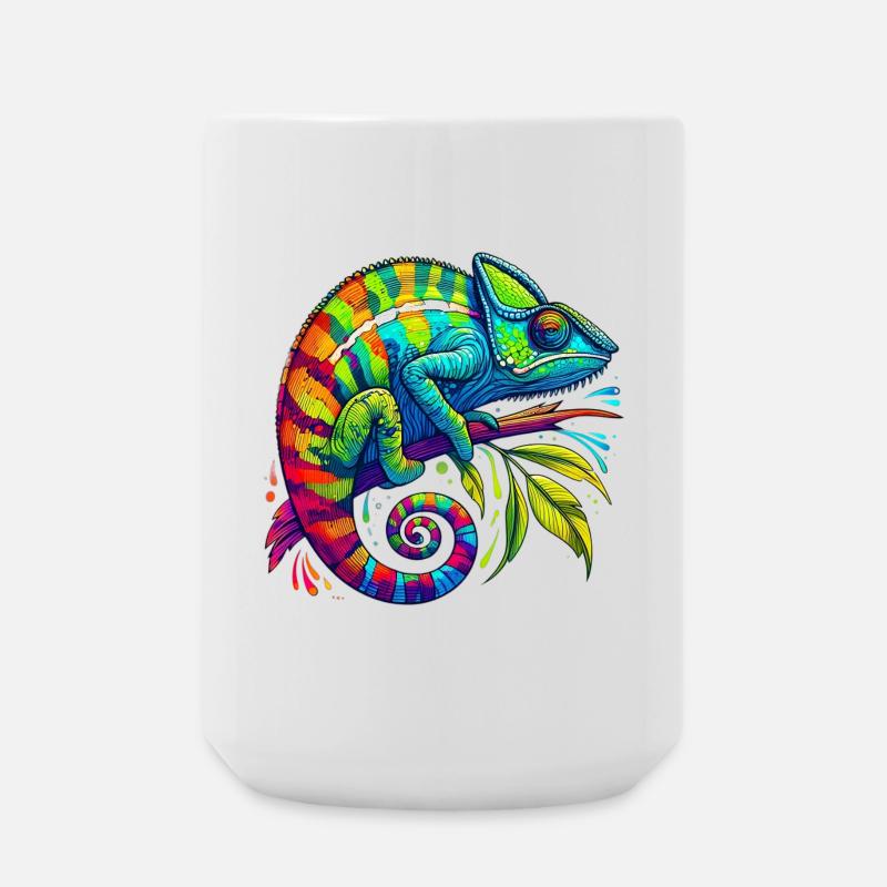 Caméléon - Grande tasse 440 ml - blanc