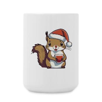 Écureuil luisant 1 - Grande tasse 440 ml - blanc - Devant