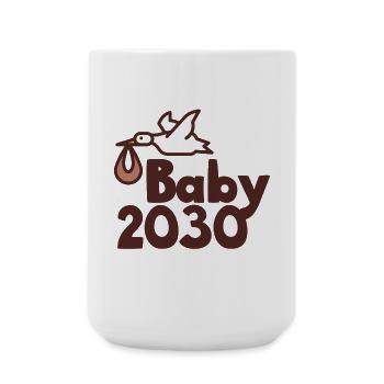 Stork Baby 2030 - Large Mug 440 ml - white - Front
