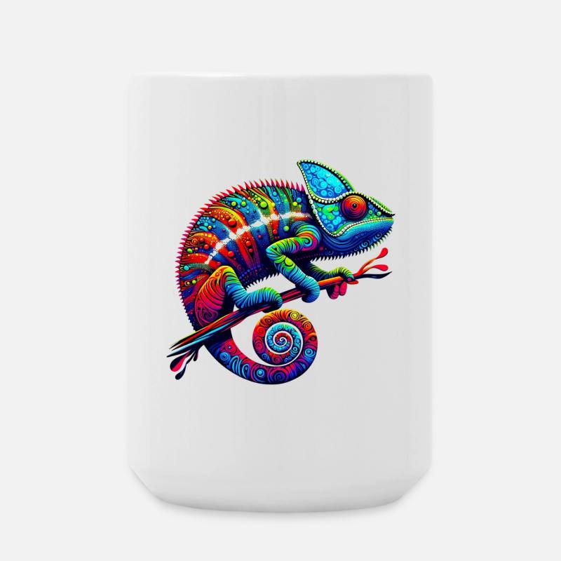 Caméléon - Grande tasse 440 ml - blanc