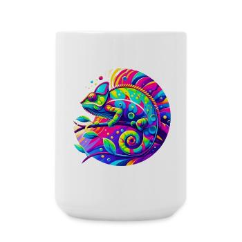Caméléon - Grande tasse 440 ml - blanc - Devant