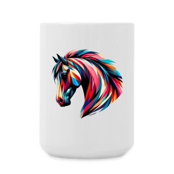 Horse - Large Mug 440 ml - white - Front