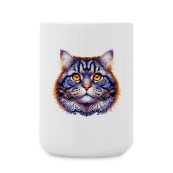 Cat - Large Mug 440 ml - white - Front