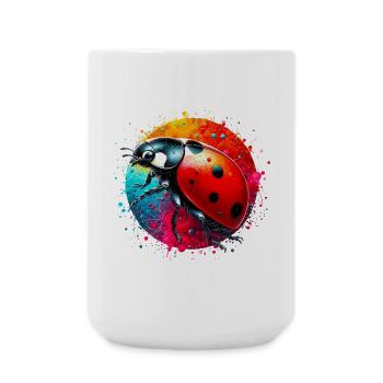 Coccinelle - Grande tasse 440 ml - blanc - Devant