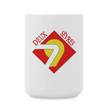 Deux-Sèvres - Large Mug 440 ml - white - Front