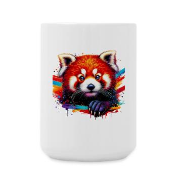 Kleiner Panda - Große Tasse 440 ml - Weiß - Vorne